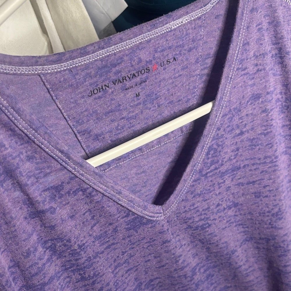 John Varvatos Women's Lavender Muscle Tee